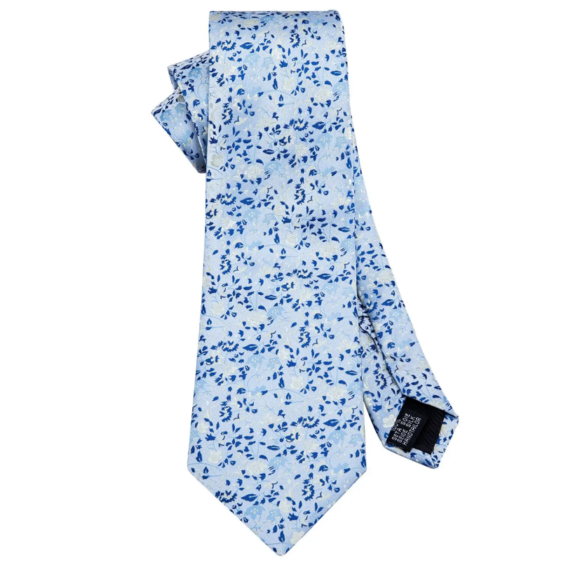Luxury Men Tie Set Silk Wedding Business Necktie Handkerchief Cufflinks
