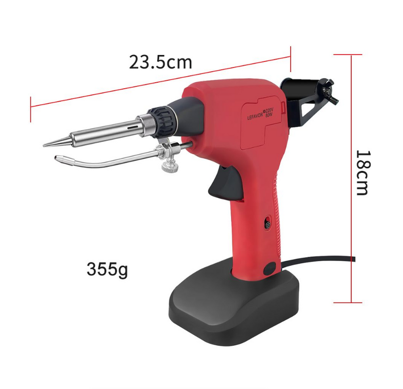 Handheld Internal Heating Soldering Iron Gun - Auto Tin Feed