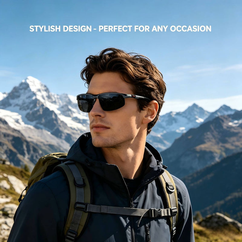 Polarized Sports Sunglasses for Men – UV400 Protection