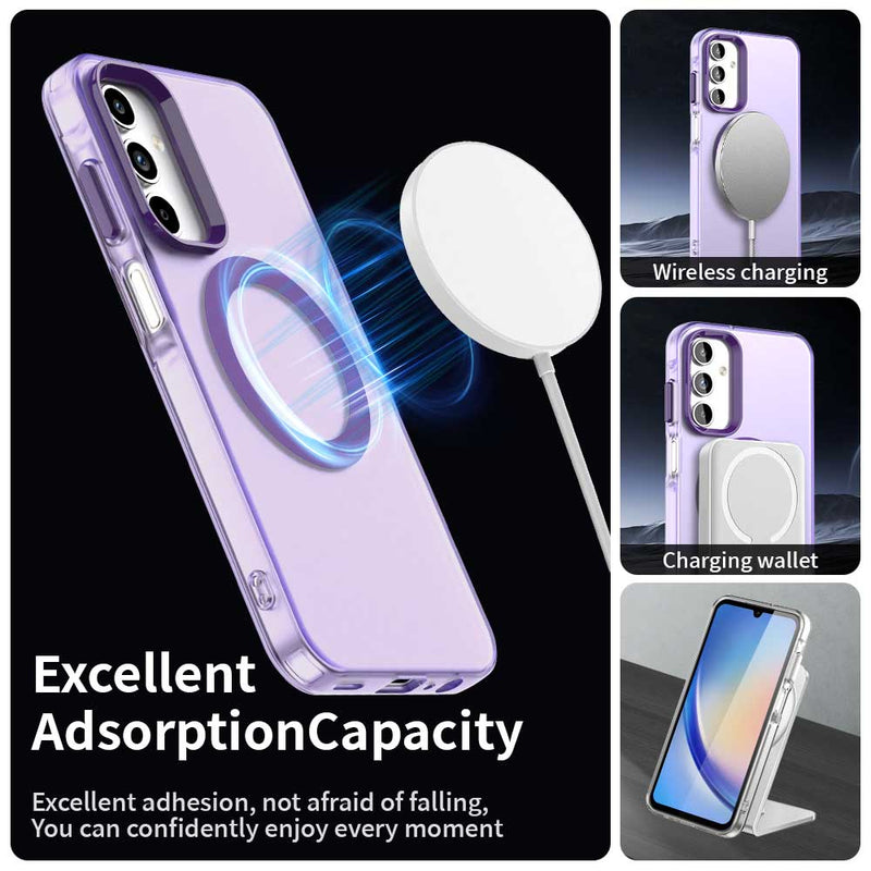 Phone Case for Samsung Galaxy A35 5G, Compatible with Magsafe,Shockproof Magnetic Case Cover