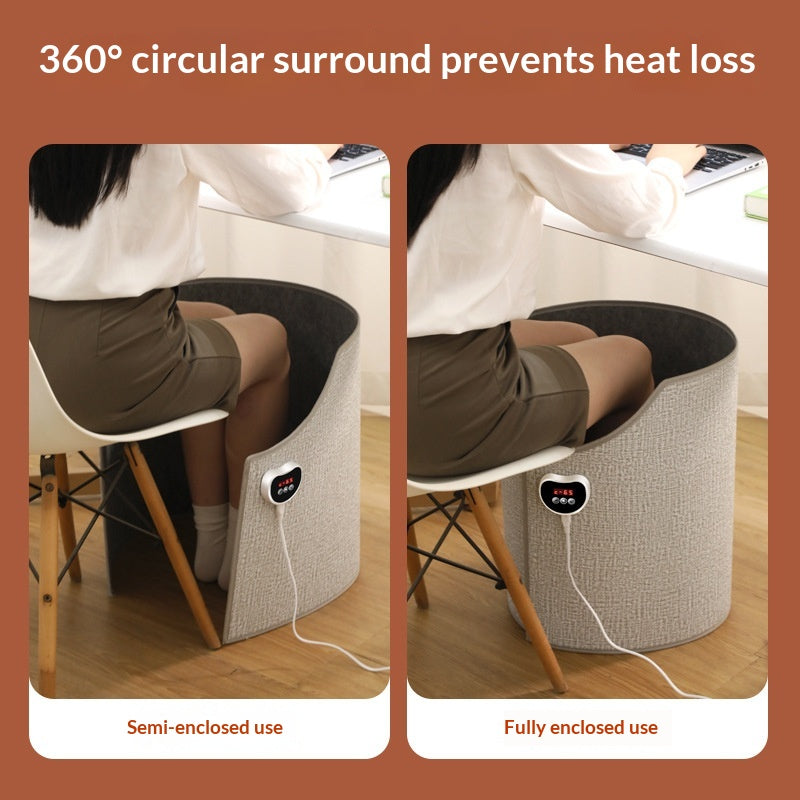 IPSTYLE Silent Foldable Leg Warmer Pro - Under Desk Electric Foot Heater