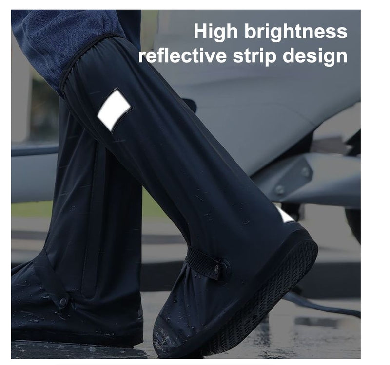 IPSTYLE Reusable Rain Shoes Cover Non-Slip Boot Covers Unisex Bicycle Shoes