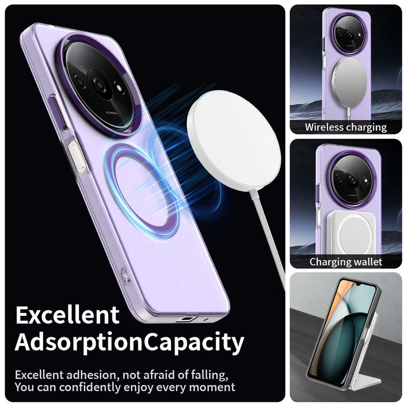 Phone Case for Xiaomi Redmi A3x 4G, Compatible with Magsafe,Shockproof Magnetic Case Cover