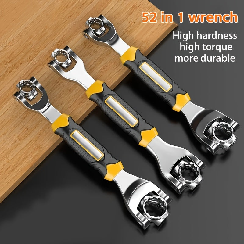 52-in-1 Socket Wrench Set – 360° Rotating Head for Auto & Home Repair
