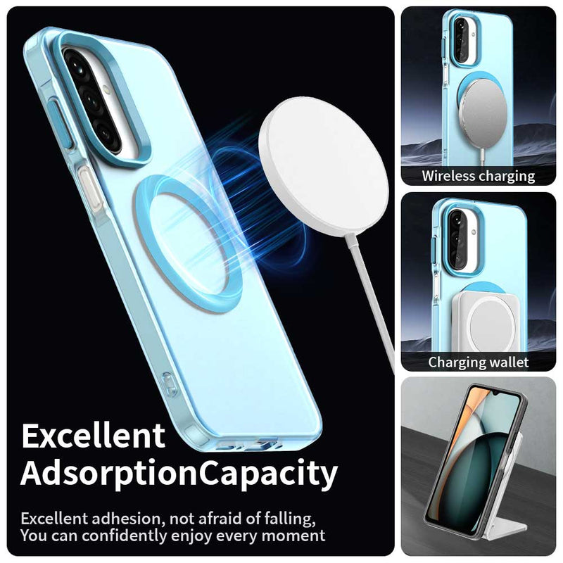 Phone Case for Samsung Galaxy A17, Compatible with Magsafe,Shockproof Magnetic Case Cover