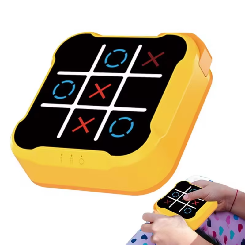 Tic-Tac-Toe Board Board Multifunctional Electronic Games Montessori Puzzle