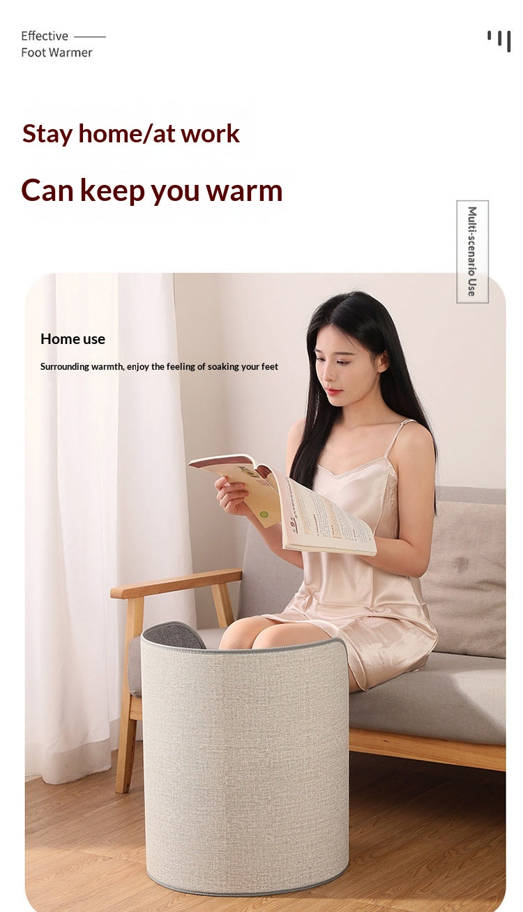 IPSTYLE Silent Foldable Leg Warmer Pro - Under Desk Electric Foot Heater