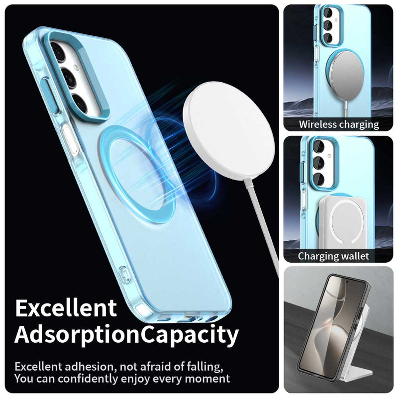 Phone Case for Samsung Galaxy A25 5G, Compatible with Magsafe,Shockproof Magnetic Case Cover