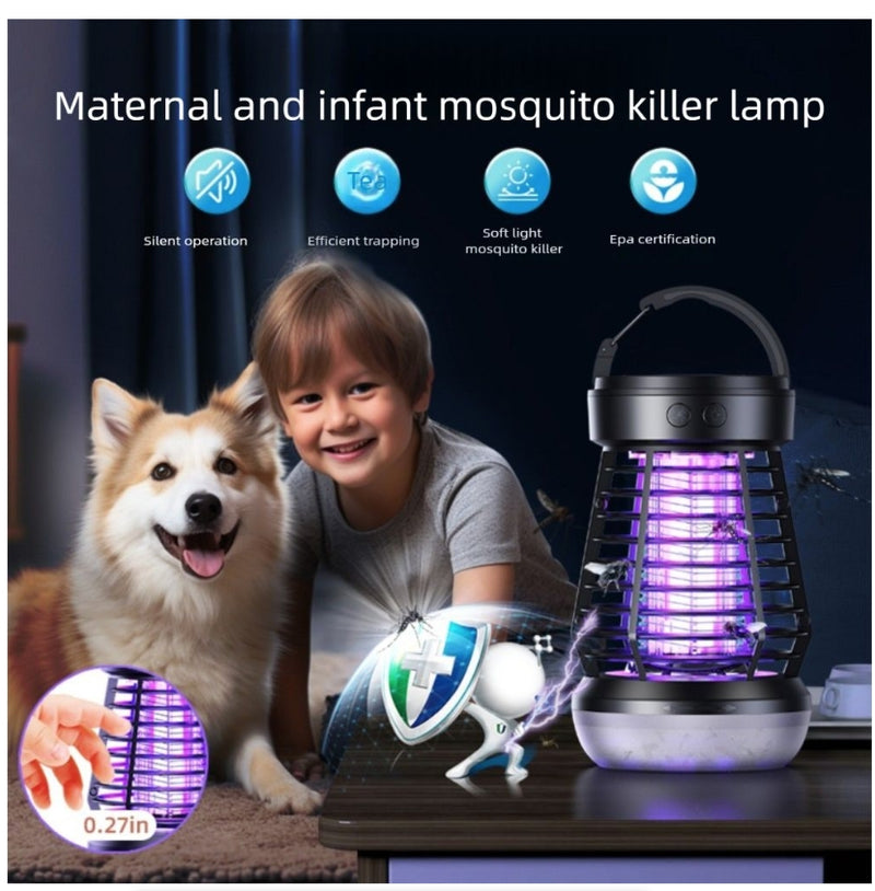 IPSTYLE Outdoor Camping Mosquito Repellent Lamp with SOS Dimmable Light