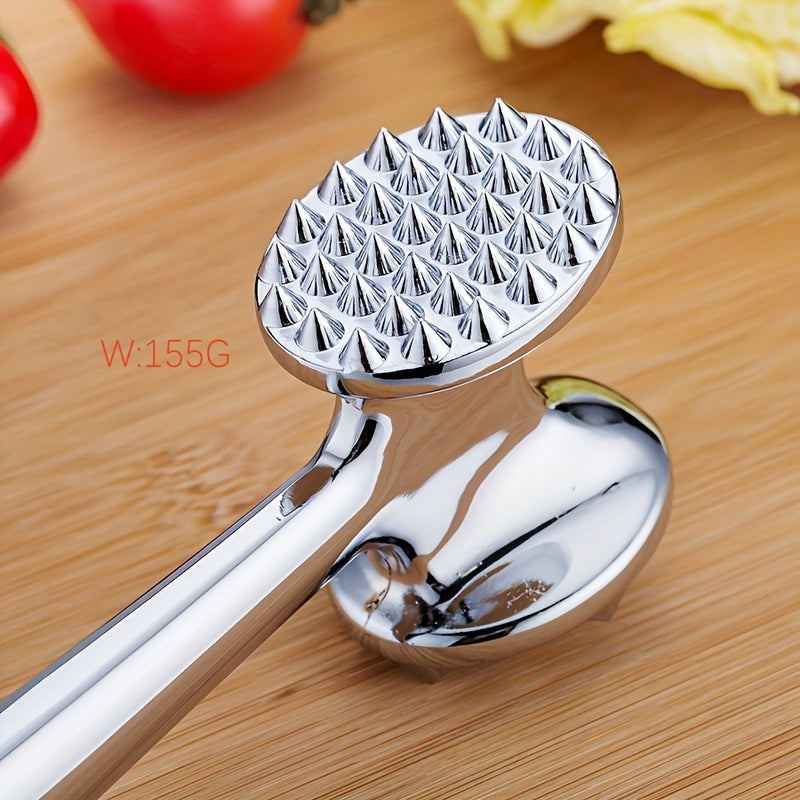 Double-Sided Meat Mallet – Zinc Alloy Tenderizer for Steaks & Schnitzel