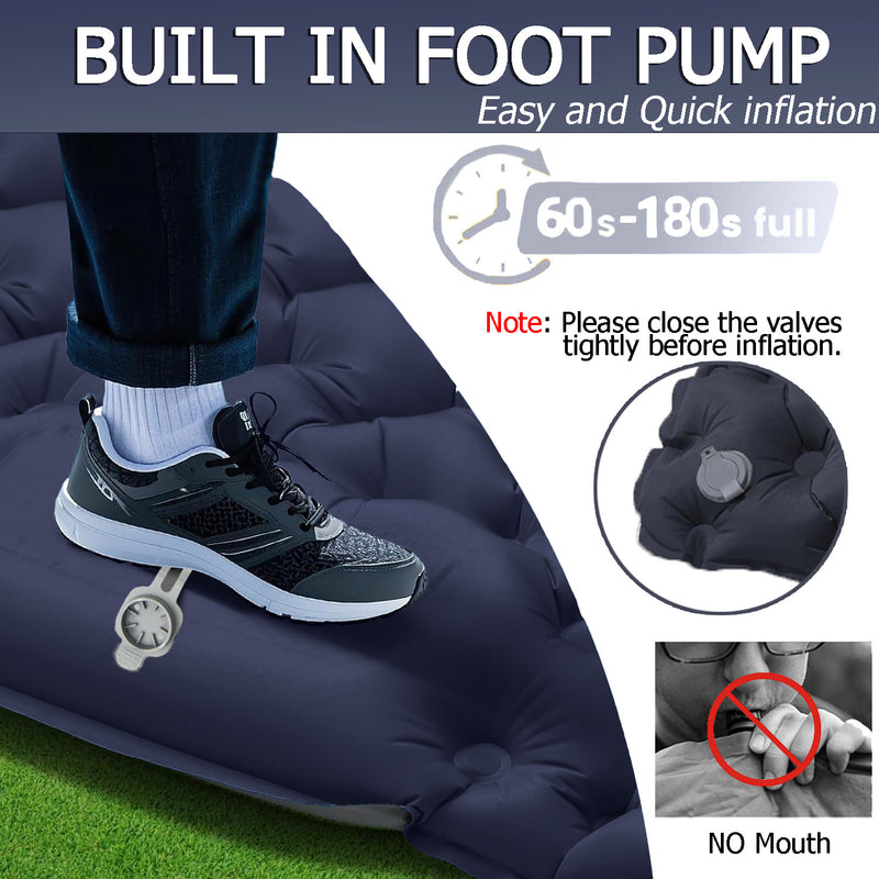 Outdoor Extra Wide Sleeping Pad Mat Ultralight Folding Bed Car Travel Mat