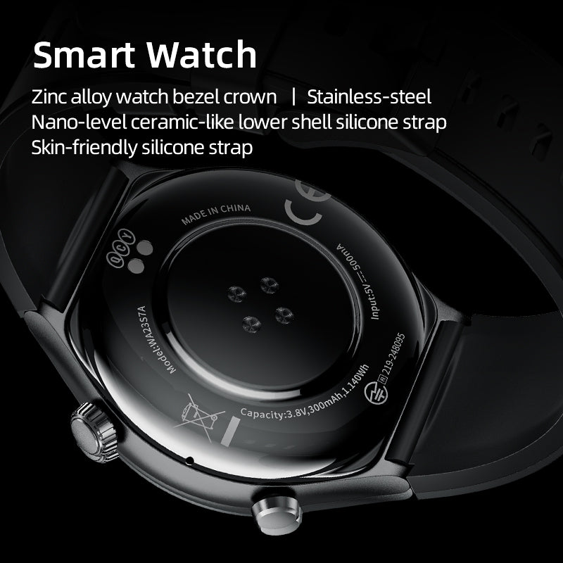 QCY Active GT S7 Smart Watch, 1.43" AMOLED, Bluetooth Calling, 12-Day Battery