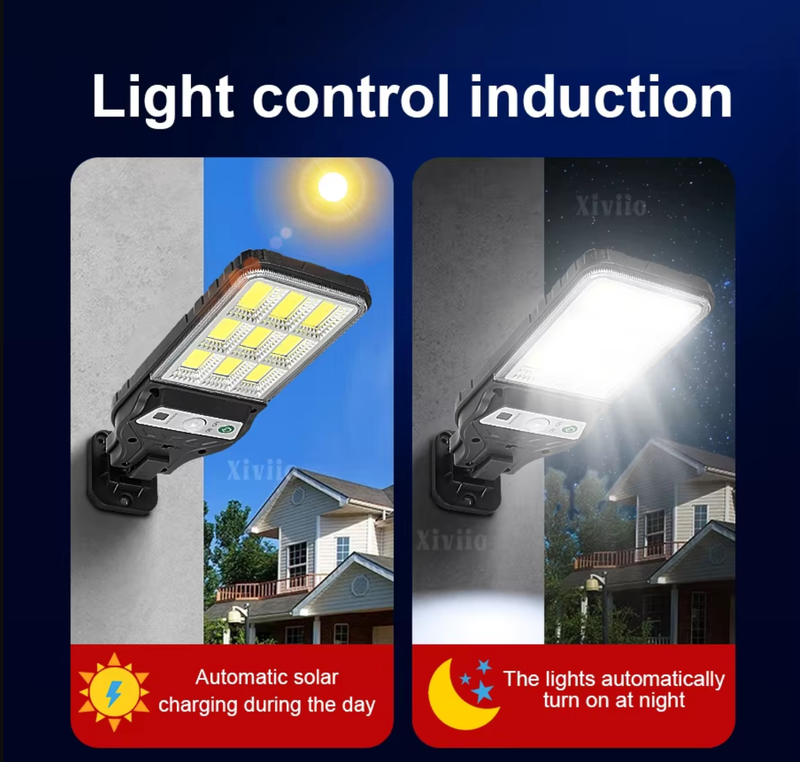Outdoor Solar Lights Garden Wall Courtyard Path Lighting Motion Sensor 2 PCS