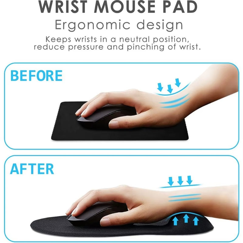 Mouse Pad PC Laptop Home Office Mat Wrist Support Mouse Pad Wrist Rest
