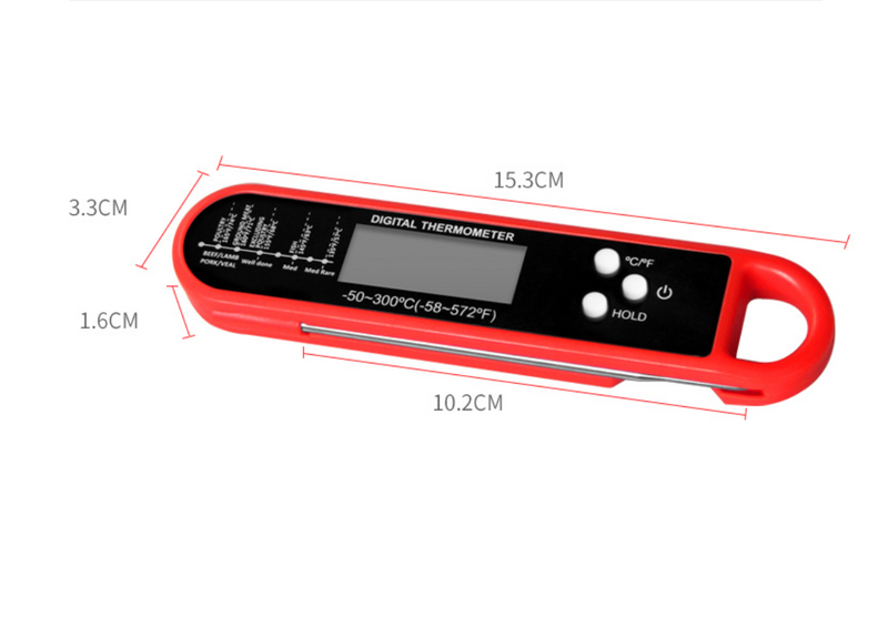 Meat Thermometer Digital Instant Read Thermometer Folding for Cooking Food