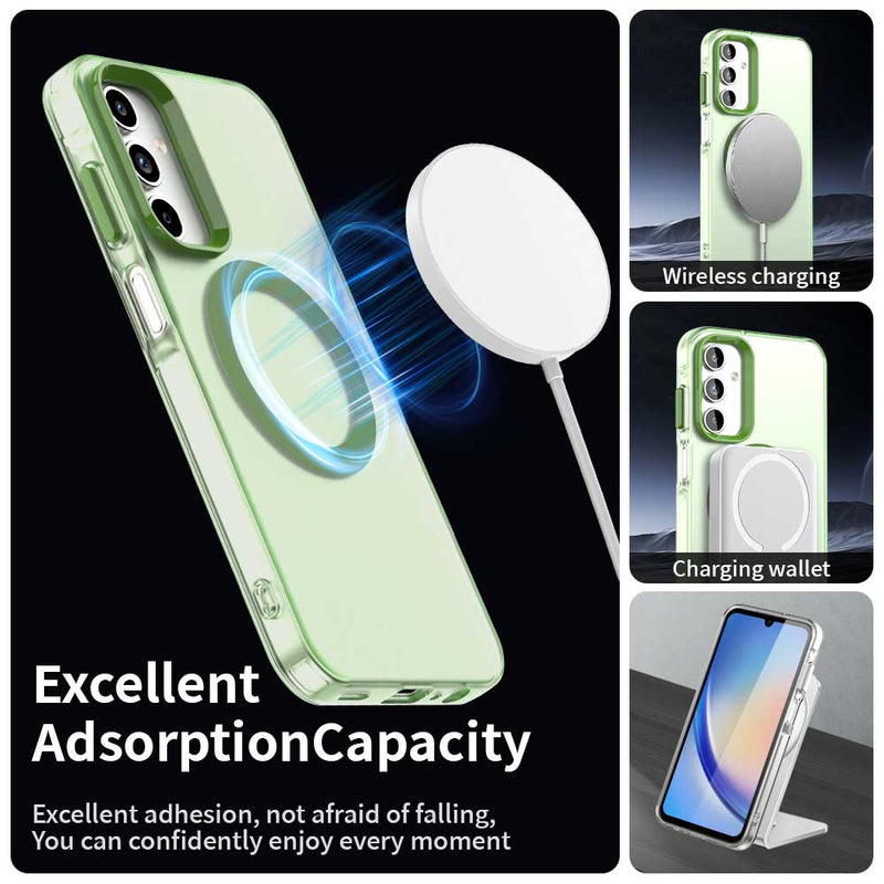 Phone Case for Samsung Galaxy A15 5G, Compatible with Magsafe,Shockproof Magnetic Case Cover