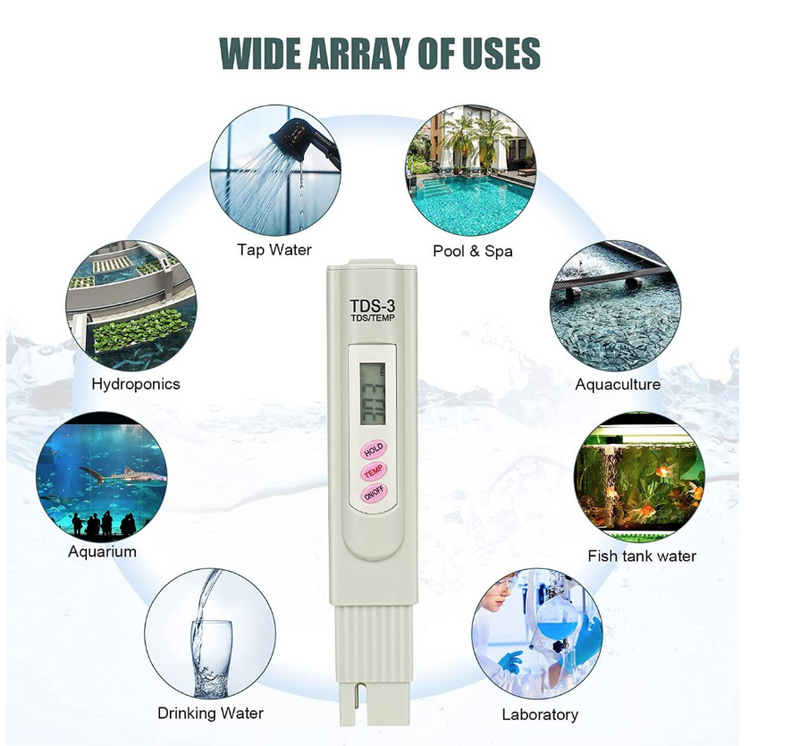 TDS Meter Water Quality Tester PPM Digital Water Quality Tester Pen