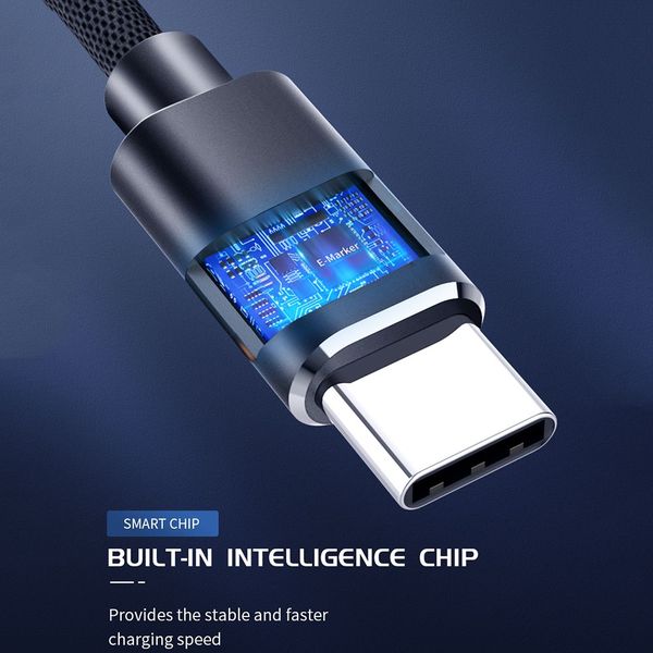 Type C To Micro Cable 100W Quick Charger Data Cable
