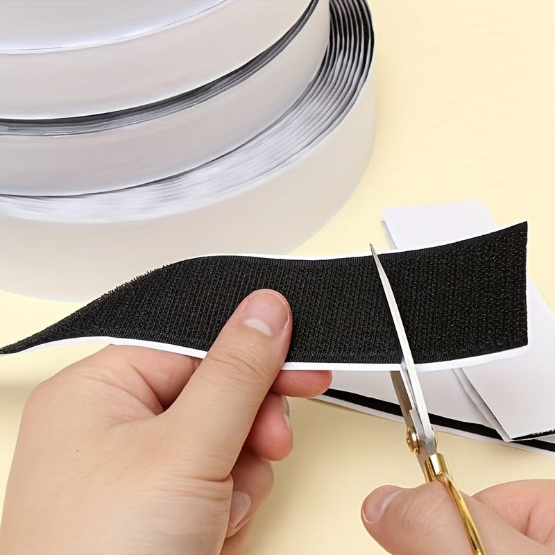 Self-Adhesive Nano Tape | 3M x 2CM Black/White Strong Sticky Tape 1 Rolls