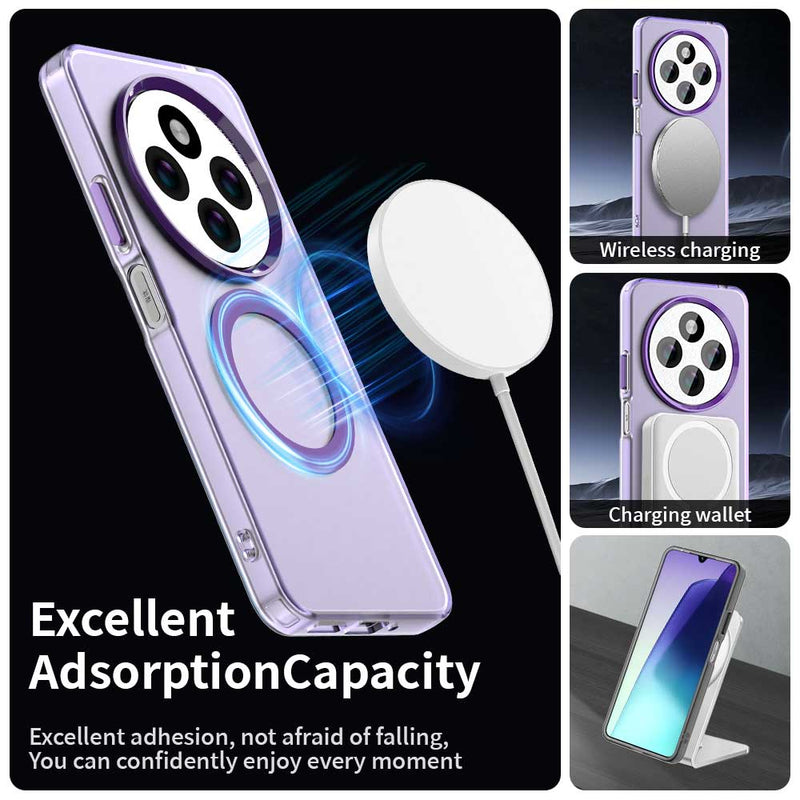 Phone Case for Xiaomi Redmi 14R, Compatible with Magsafe, Shockproof Magnetic Case Cover