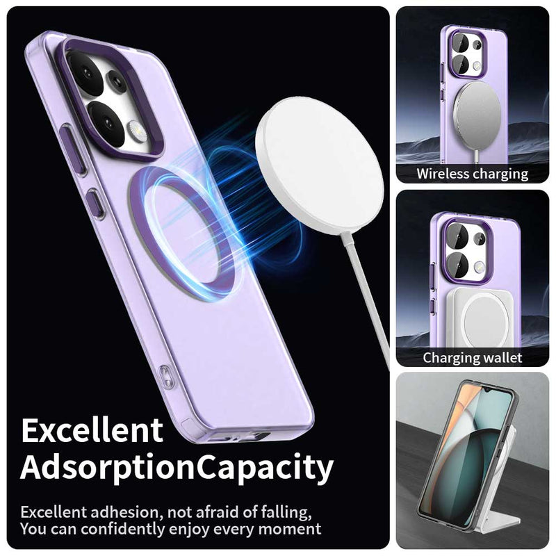 Phone Case for Xiaomi Redmi Note 13 4G, Compatible with Magsafe,Shockproof Magnetic Case Cover