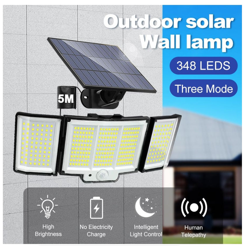 LED Solar Lamp Outdoor Wall Lamp Spotlights Lamp Motion Sensor Solar Light