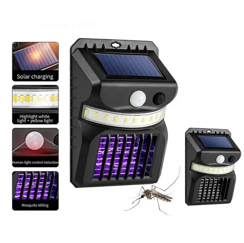 Solar Wall Light Mosquito Repellent Lamp, Sensor Solar Light