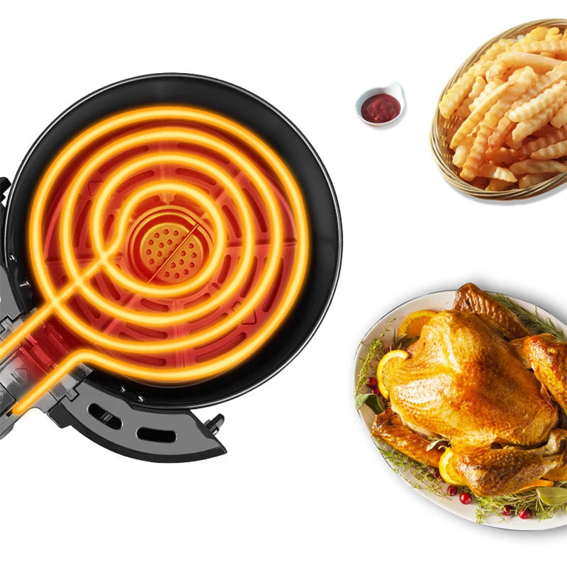 5L Air Fryer Household Large Capacity Electric Fryer