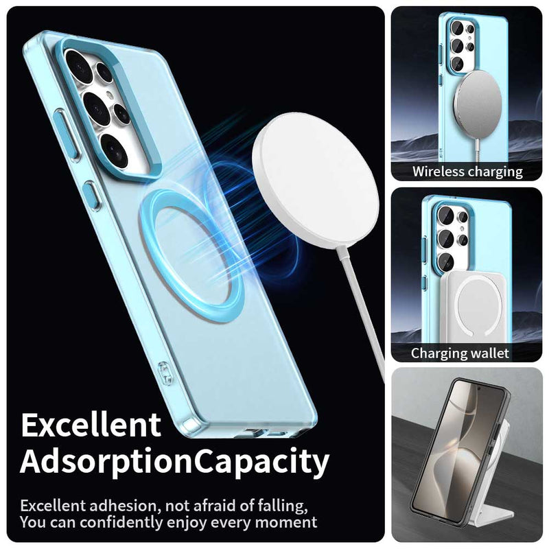Phone Case for Samsung Galaxy S25 Ultra, Compatible with Magsafe,Shockproof Magnetic Case Cover