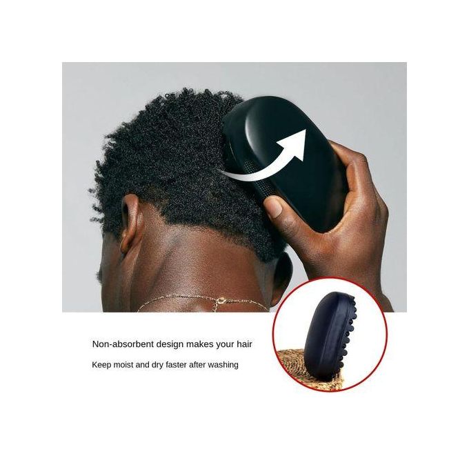 Portable Washable Durable Curly Hair Twist Comb Rubber Roll Hair Brush