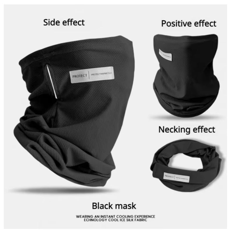IPSTYLE Ice Silk Mask Neck UV Protection Face Cover Sunscreen Face