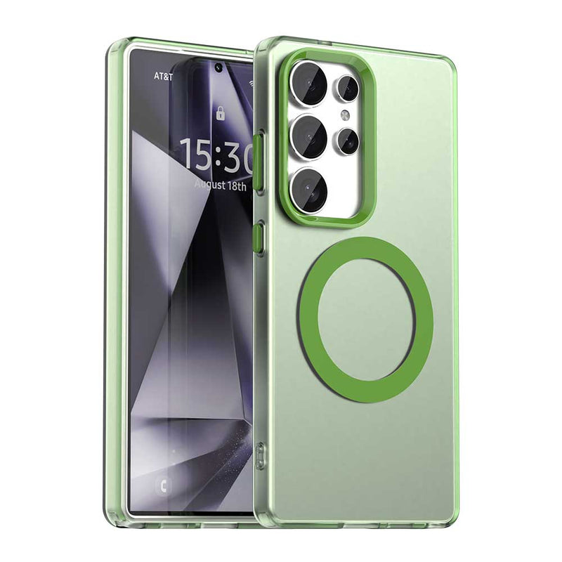 Phone Case for Samsung Galaxy S25 Ultra, Compatible with Magsafe,Shockproof Magnetic Case Cover