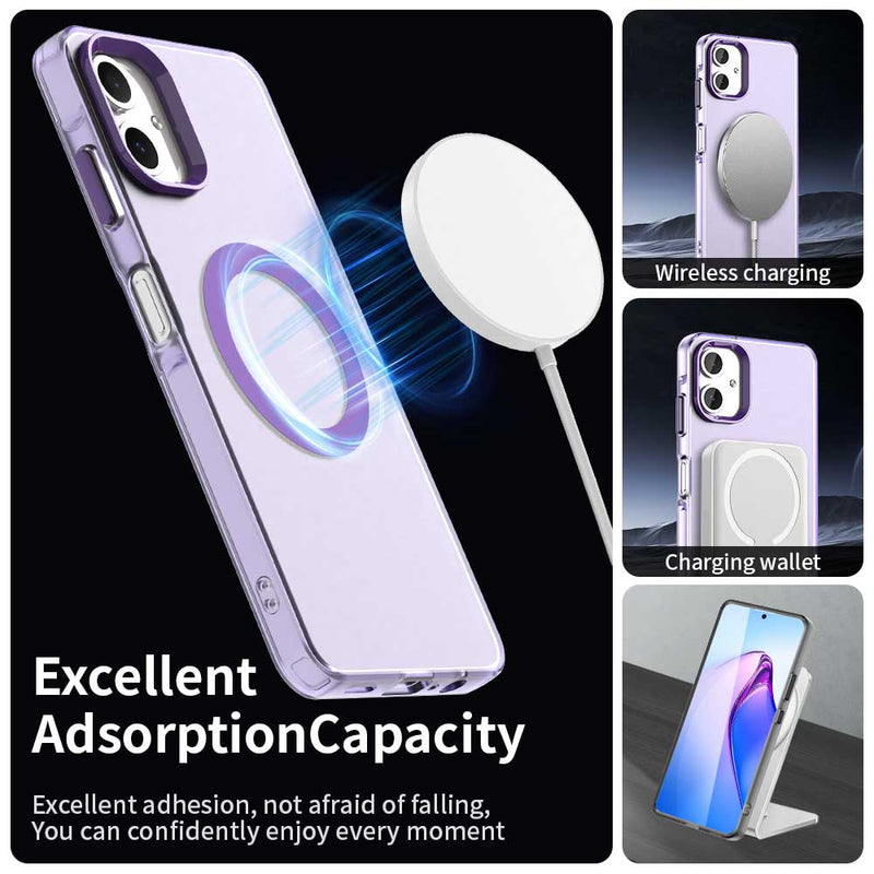 Phone Case for Samsung Galaxy A06 4G, Compatible with Magsafe, Shockproof Magnetic Case Cover
