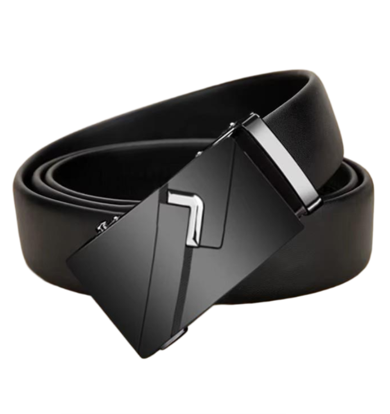 Men's Genuine Leather Belt Minimalist Business Style Automatic/Pin Buckle
