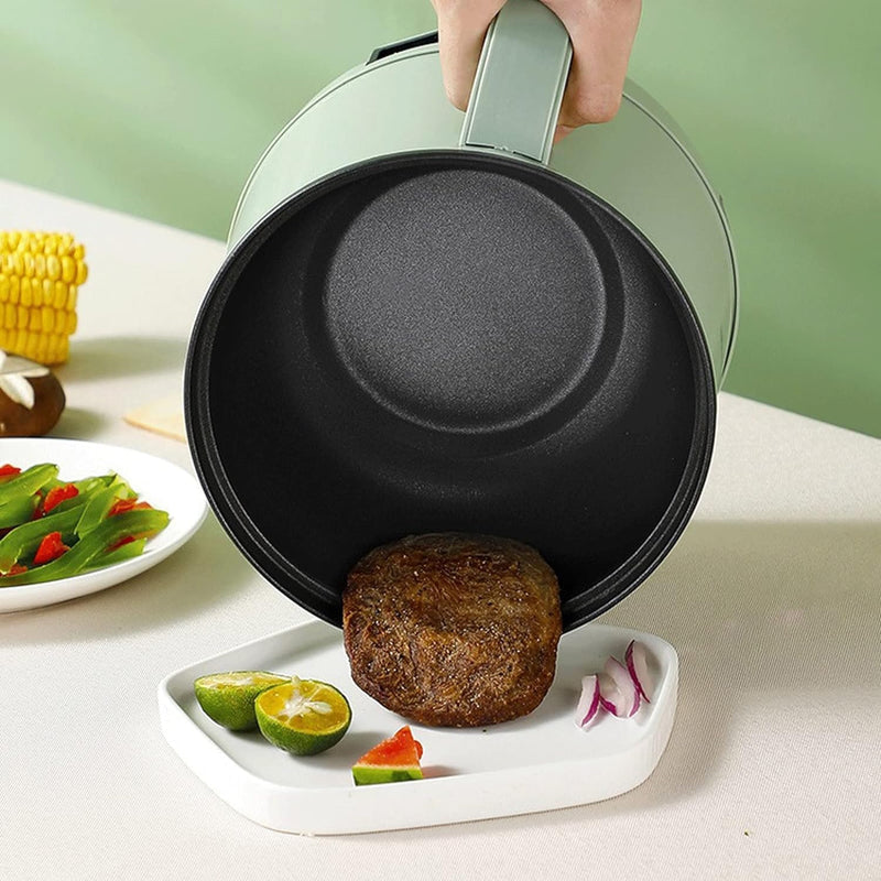 IPSTYLE 1.7L Electric Hot Pot Non-Stick Mini Portable Travel Cooker