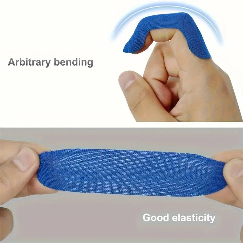 50Piece Self-Adhesive Finger Bandages, Elastic Sports Tape For Thumb Protection