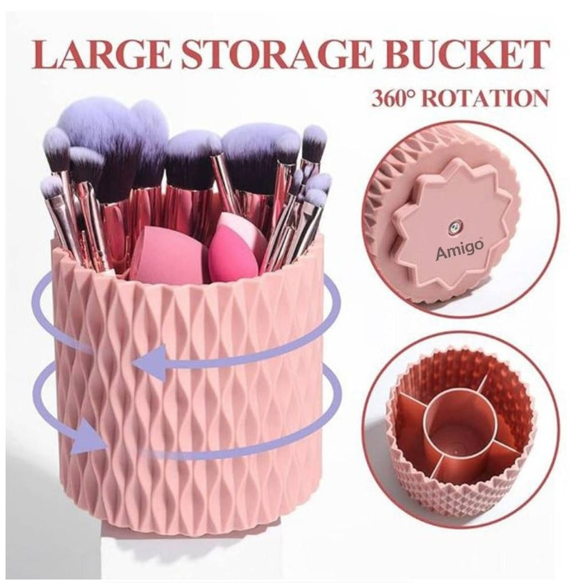 18 Pieces Makeup Brushes Set with 5 Sponges & Holder & Sponge Case