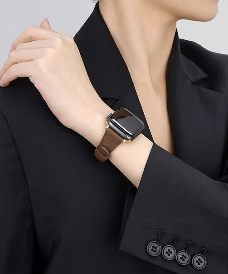 Leather Watch Band Compatible with Apple Watch Band 38/40/41mm
