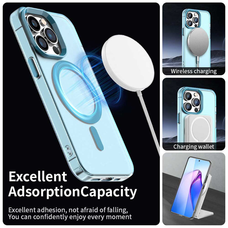 Phone Case for iPhone 14 Pro Max, Compatible with Magsafe, Shockproof Magnetic Case Cover