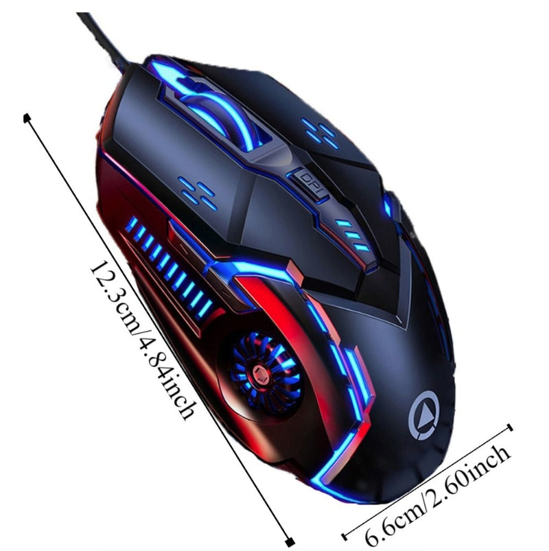 Wired Mouse Illuminated Ergonomics USB Mouse Mechanical Computer Mice PC