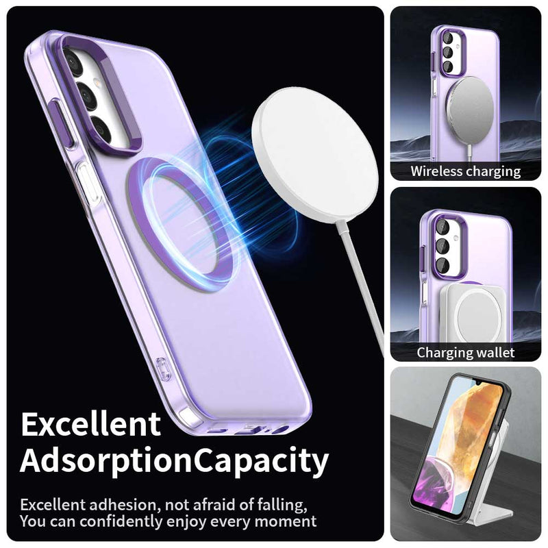 Phone Case for Samsung Galaxy F55 5G, Compatible with Magsafe,Shockproof Magnetic Case Cover