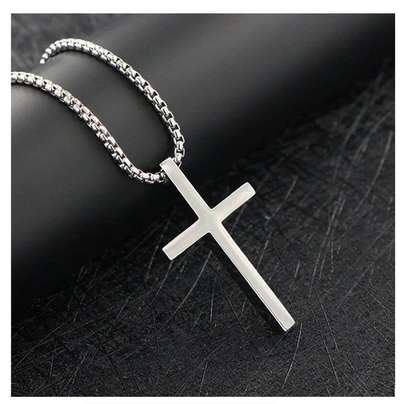 Male Chains Christian Choker Fashion Stainless Steel Necklace