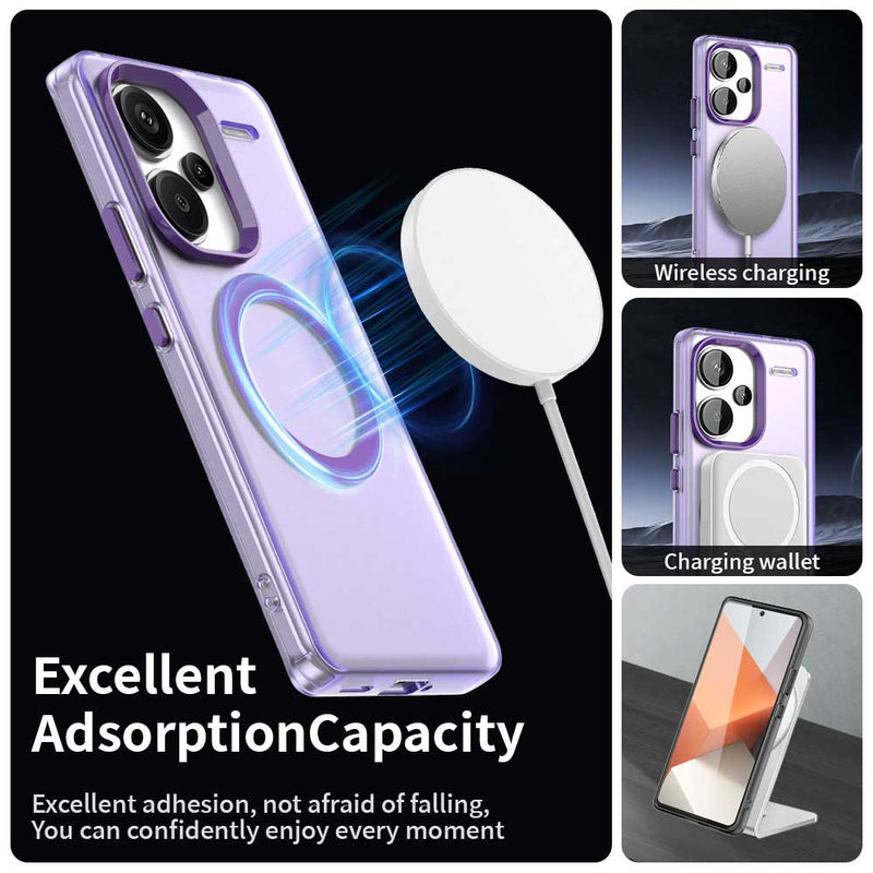 Phone Case for Xiaomi Redmi Note 13 Pro Plus 5G,Compatible with Magsafe, Shockproof Magnetic Case Cover