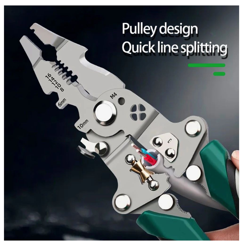 Wire Stripper Electrician Wire Splitter Wire Winding Pliers