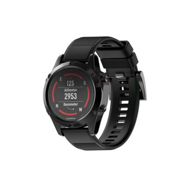 Quick Release Silicone Sports Band Strap for Garmin Fenix 6X/5X/3 26mm