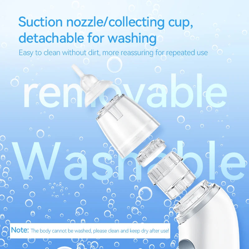Electric Baby Nasal Aspirator with Music for Efficient Mucus Removal