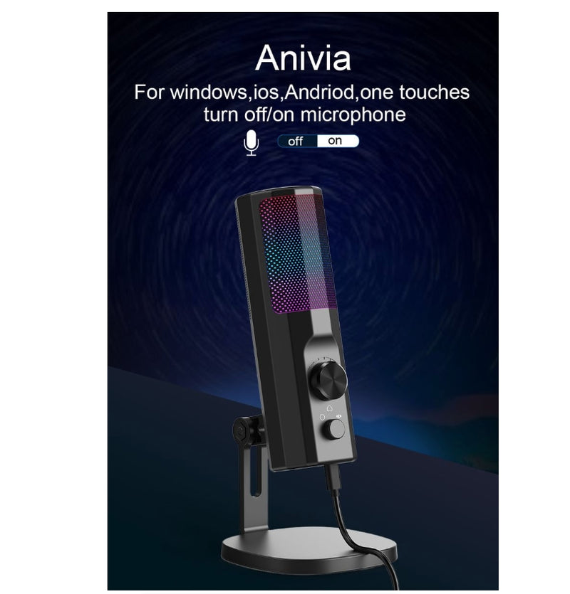 3.5mm Condenser Microphone with ENC Noise Cancelling