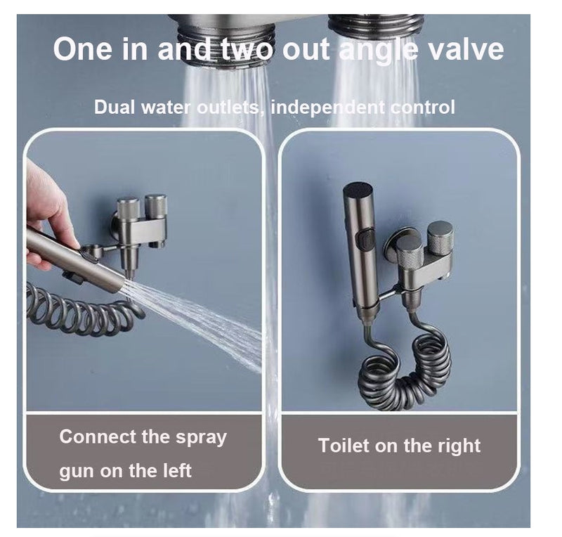 IPSTYLE Handheld Bidet Sprayer Set Handheld Spray Gun Shower Toilet Bidet
