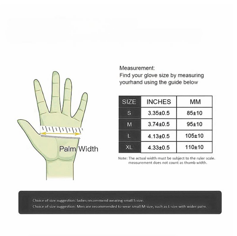 Heavy Duty Disposable Nitrile Gloves 8Mil Extra Thick Mechanic Glove