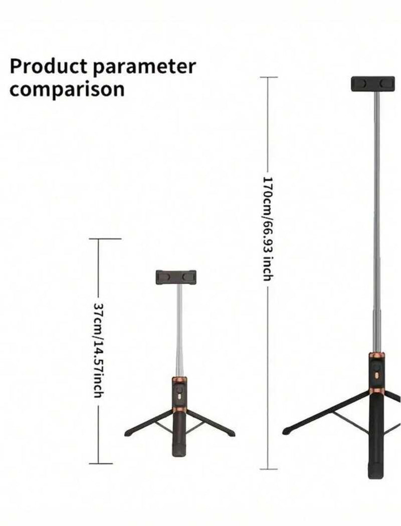 Extra Long Tripod Remote Control Selfie Stick